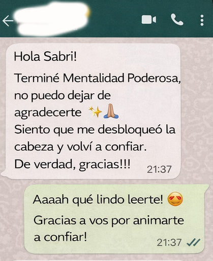 Testimonio WhatsApp